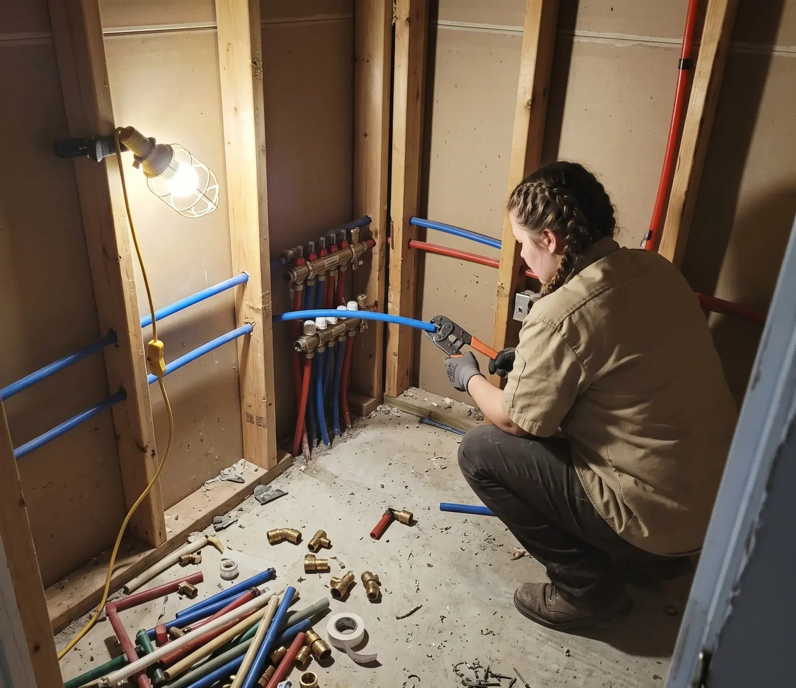 AC Condensate Line Clog water damage in Hollywood, FL
