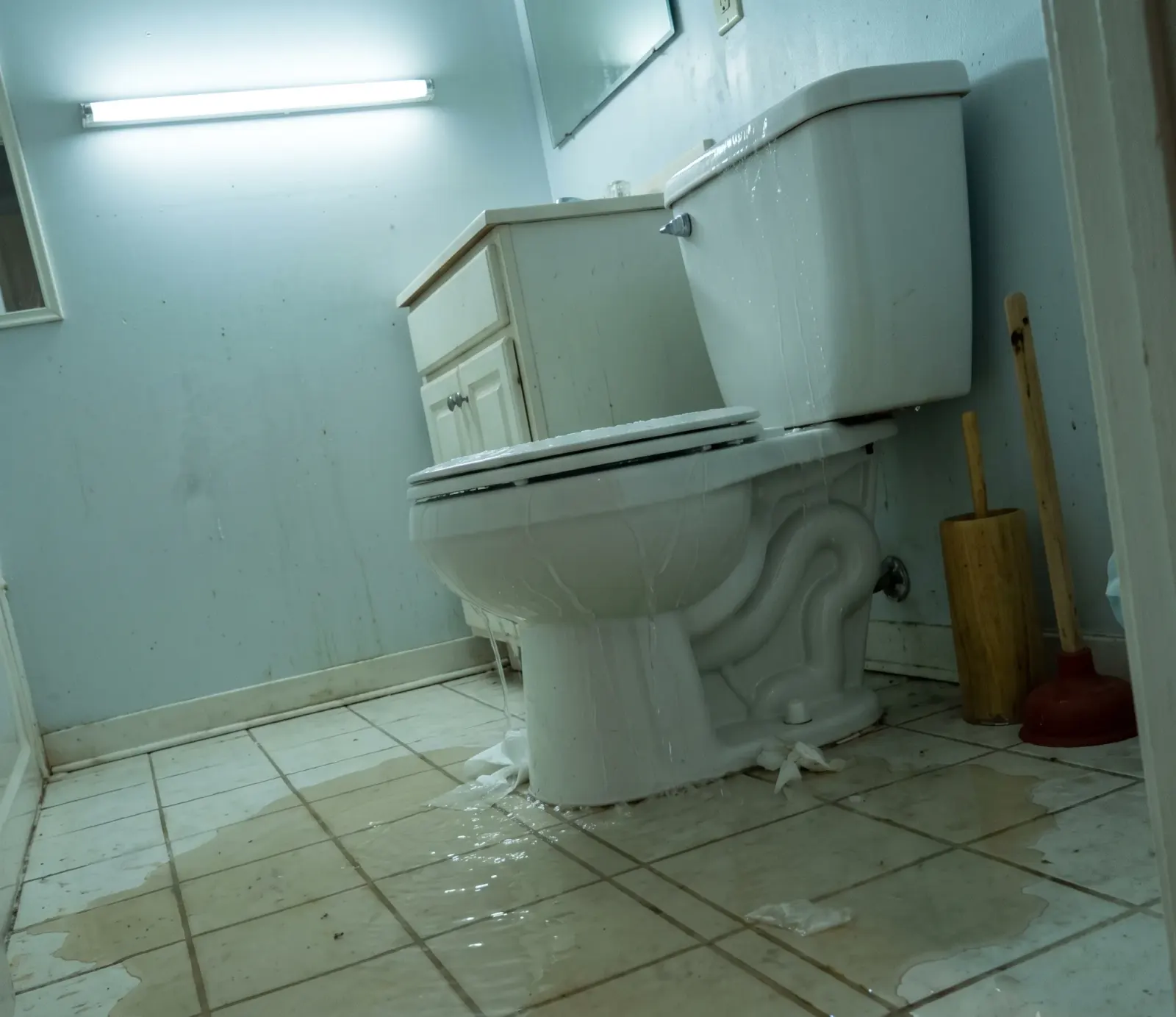 What to Do If Your Toilet Overflows With Sewage in Hollywood
